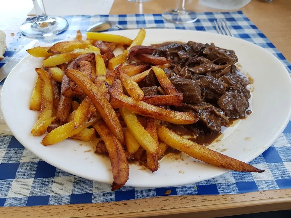 Boeuf Bourguignon Frites Maison